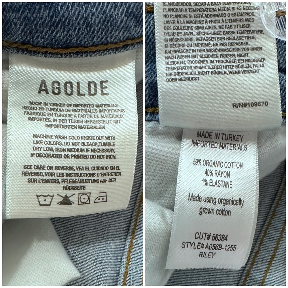AGOLDE Riley High Rise Straight Crop [Q3] - Picture 11 of 11